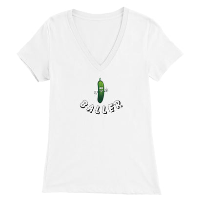 Pickleballer V-Neck T-shirt